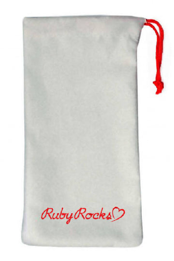 Ruby Rocks Metal 'mustique' Angular Frame Ruby Rocks